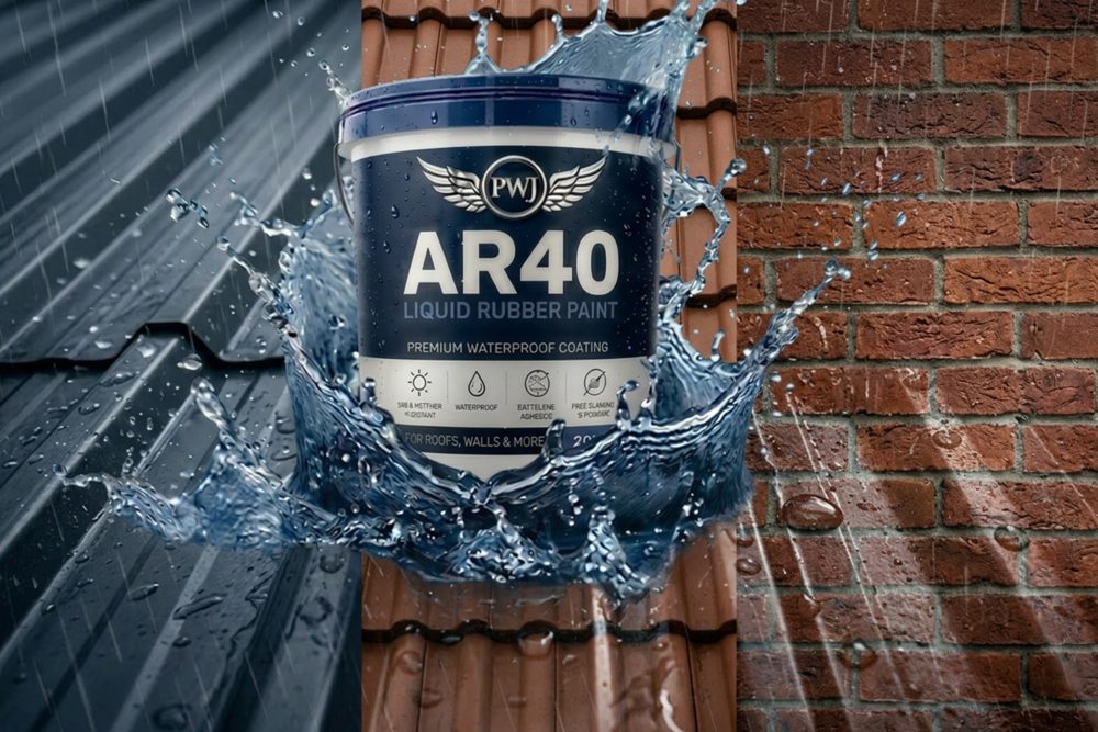 PWJ AR40 water based liquid rubber paint
